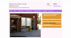 Desktop Screenshot of gatewaystohealing.com